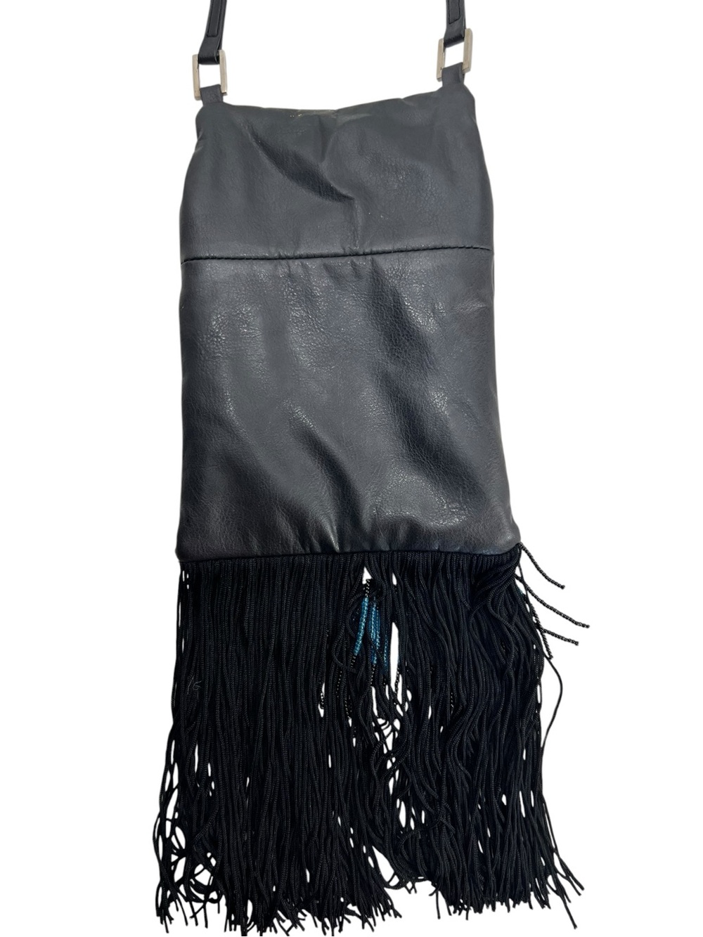 Cache Black Small Beaded Flower Bag with Beaded Fringe - Picture 13 of 13